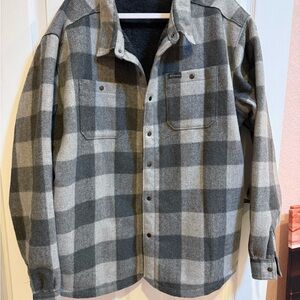 Columbia Gray Fleece-Lined Jacket